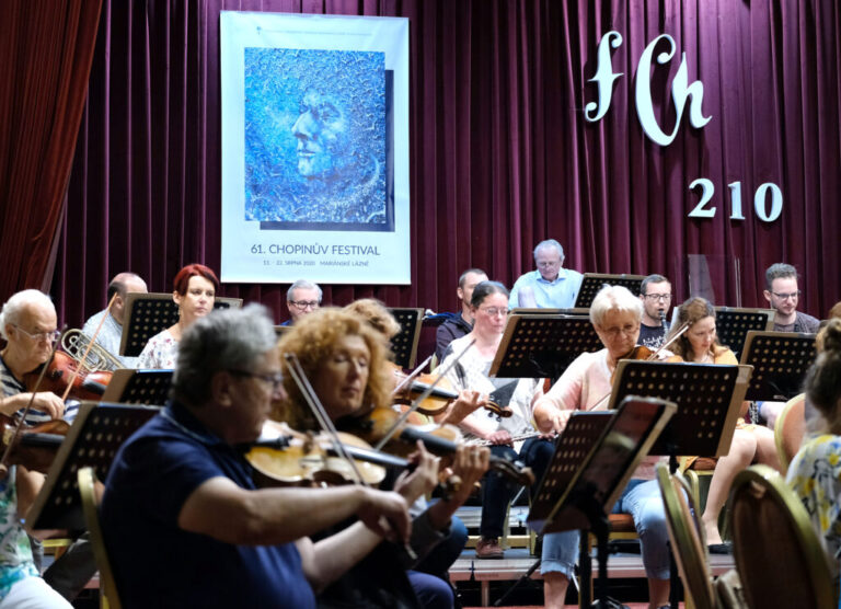 Rehearsal of the West Bohemian Symphony Orchestra